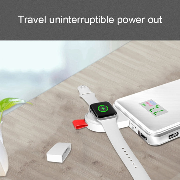 Lisslune | A3 Universal Portable Qi Standard Magnetic Wireless Charger for Apple Watch Series 4 & 3 & 2 & 1