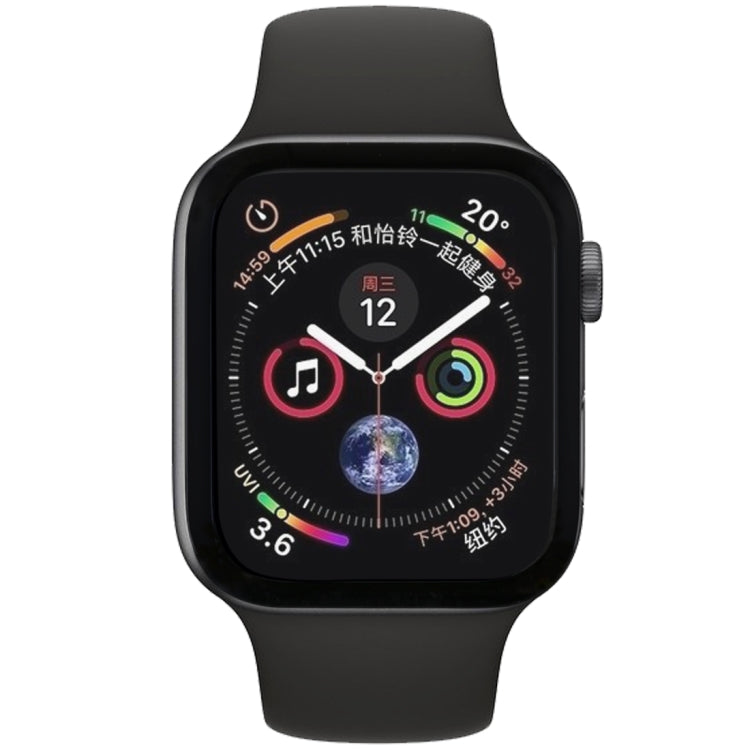 Lisslune | 9H 3D Edge Glue Full-Screen Tempered Glass Film for Apple Watch Series 5 / 4 44mm (Black)