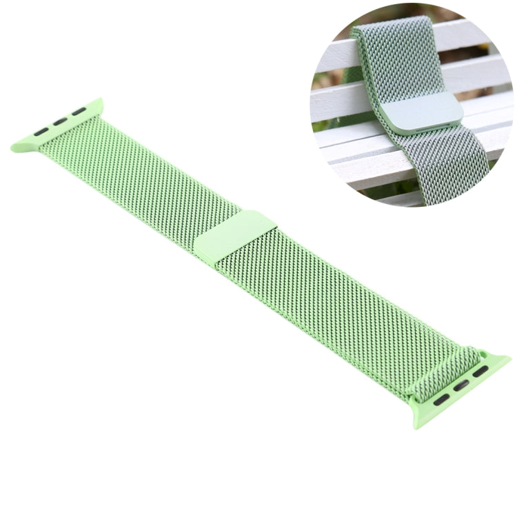 Lisslune | For Apple Watch Ultra 49mm & Watch Ultra 2 49mm / Series 10 46mm / 9 & 8 & 7 45mm / SE 3 & SE 2 & 6 & SE & 5 & 4 44mm / 3 & 2 & 1 42mm Color changing magnetic nylon watch band (Dark Green)