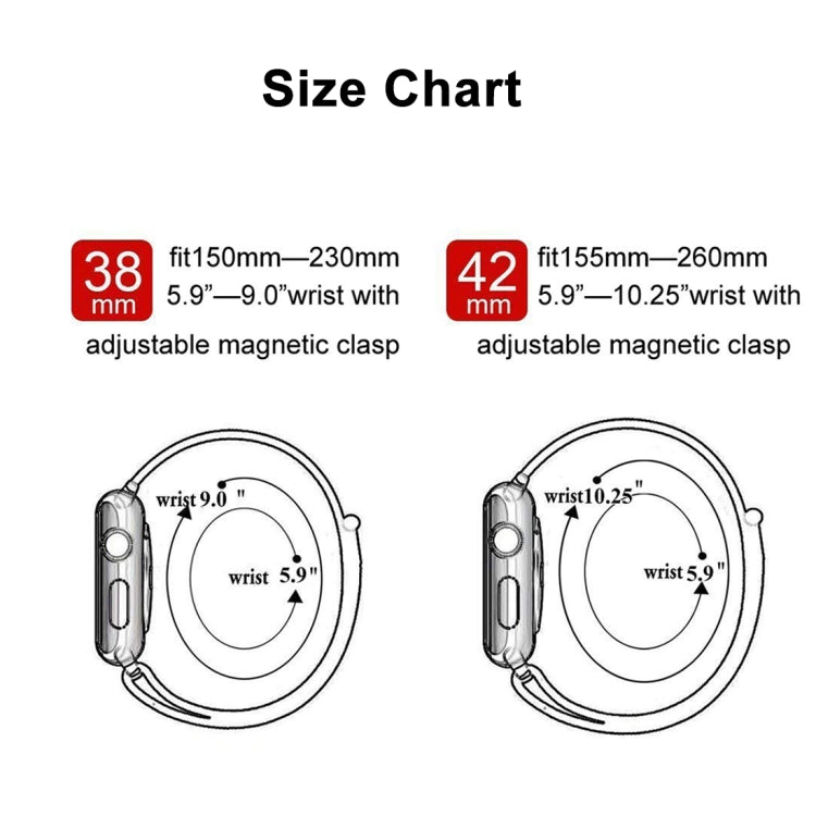 Lisslune | For Apple Watch Ultra 49mm & Watch Ultra 2 49mm / Series 10 46mm / 9 & 8 & 7 45mm / SE 3 & SE 2 & 6 & SE & 5 & 4 44mm / 3 & 2 & 1 42mm Color changing magnetic nylon watch band (Dark Green)