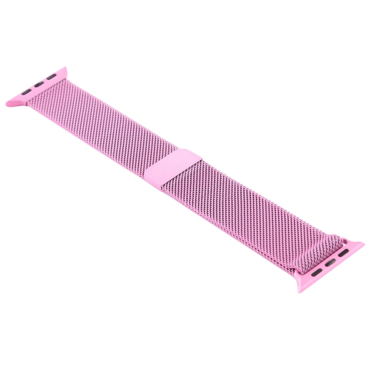 Lisslune | For Apple Watch Ultra 49mm & Watch Ultra 2 49mm / Series 10 46mm / 9 & 8 & 7 45mm / SE 3 & SE 2 & 6 & SE & 5 & 4 44mm / 3 & 2 & 1 42mm Color-changing Magnetic Nylon Watch Strap (Pink)