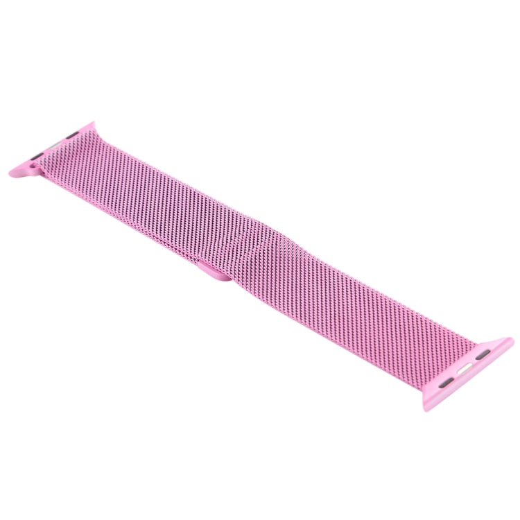 Lisslune | For Apple Watch Ultra 49mm & Watch Ultra 2 49mm / Series 10 46mm / 9 & 8 & 7 45mm / SE 3 & SE 2 & 6 & SE & 5 & 4 44mm / 3 & 2 & 1 42mm Color-changing Magnetic Nylon Watch Strap (Pink)