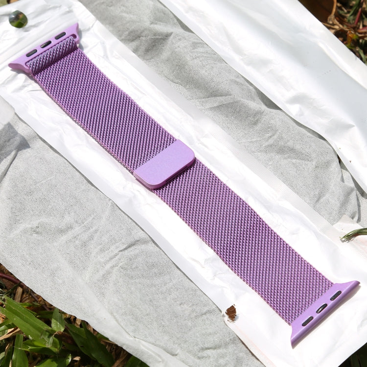 Lisslune | For Apple Watch Ultra 49mm & Watch Ultra 2 49mm / Series 10 46mm / 9 & 8 & 7 45mm / SE 3 & SE 2 & 6 & SE & 5 & 4 44mm / 3 & 2 & 1 42mm Color-changing Magnetic Nylon Watch Strap (Pink)
