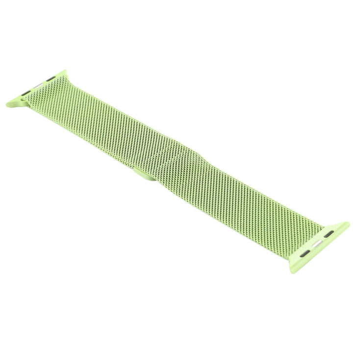 Lisslune | For Apple Watch Ultra 49mm & Watch Ultra 2 49mm / Series 10 46mm / 9 & 8 & 7 45mm / SE 3 & SE 2 & 6 & SE & 5 & 4 44mm / 3 & 2 & 1 42mm Color-changing Magnetic Nylon Watch Strap (Green)