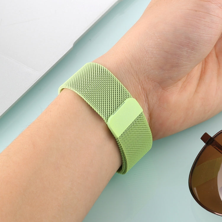 Lisslune | For Apple Watch Ultra 49mm & Watch Ultra 2 49mm / Series 10 46mm / 9 & 8 & 7 45mm / SE 3 & SE 2 & 6 & SE & 5 & 4 44mm / 3 & 2 & 1 42mm Color-changing Magnetic Nylon Watch Strap (Green)