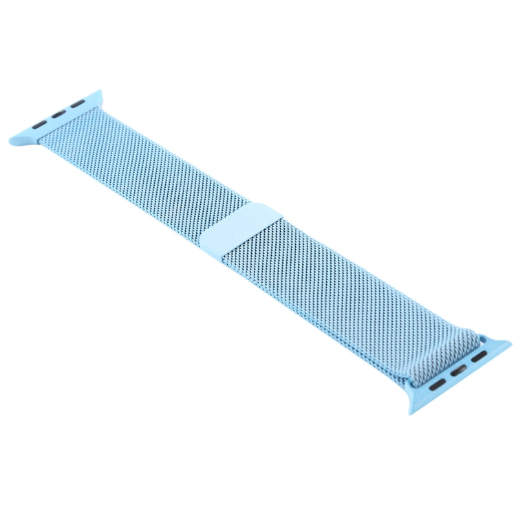 Lisslune | For Apple Watch Ultra 49mm & Watch Ultra 2 49mm / Series 10 46mm / 9 & 8 & 7 45mm / SE 3 & SE 2 & 6 & SE & 5 & 4 44mm / 3 & 2 & 1 42mm Color Changing Magnetic Nylon Watch Strap (Sky Blue)