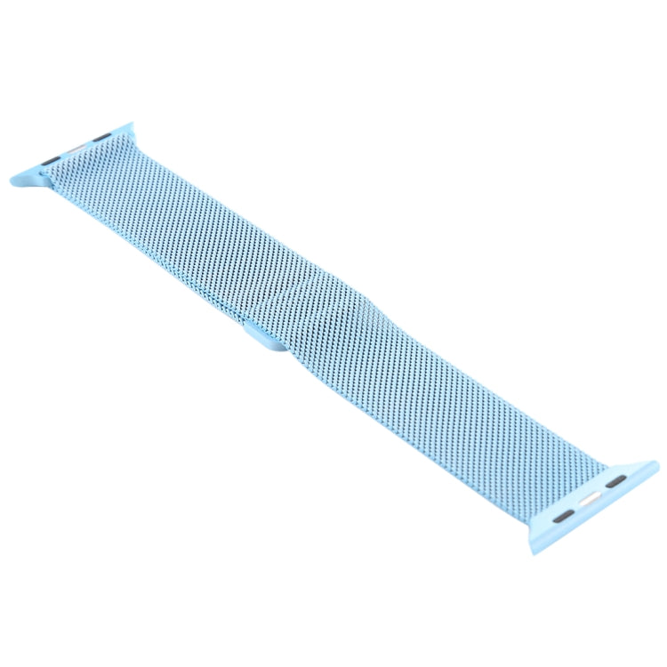 Lisslune | For Apple Watch Ultra 49mm & Watch Ultra 2 49mm / Series 10 46mm / 9 & 8 & 7 45mm / SE 3 & SE 2 & 6 & SE & 5 & 4 44mm / 3 & 2 & 1 42mm Color Changing Magnetic Nylon Watch Strap (Sky Blue)