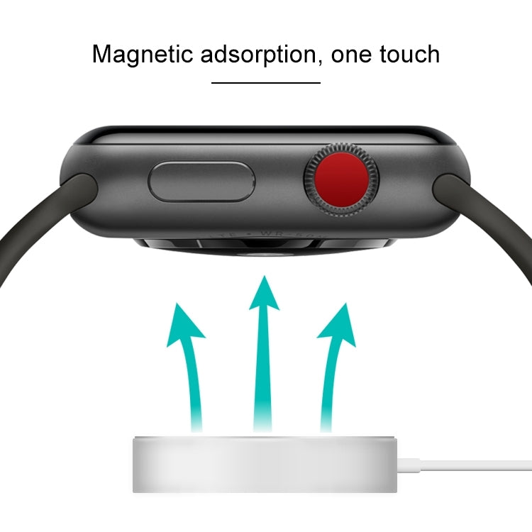 Lisslune | 1m Magnetic Wireless Charger for Apple Watch Series Ultra & 10 / 9 / 8 / 7 / 6 / 5 / 4 / 3 / 2 (White)