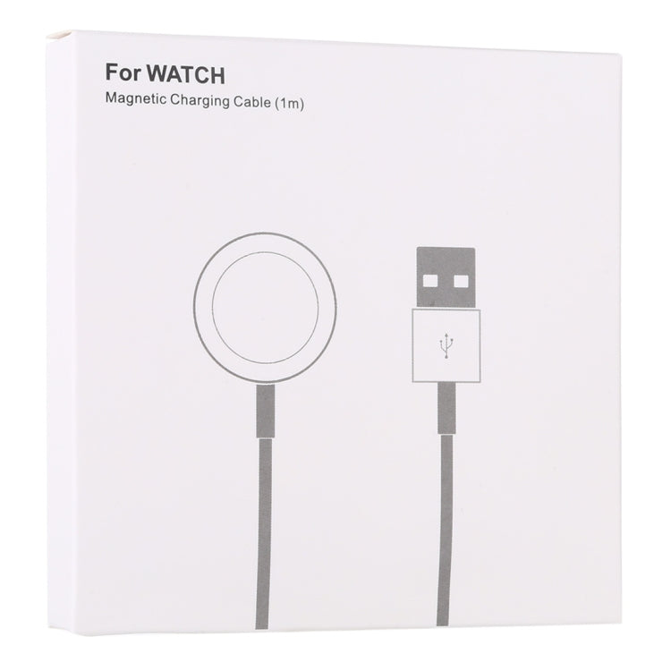 Lisslune | 1m Magnetic Wireless Charger for Apple Watch Series Ultra & 10 / 9 / 8 / 7 / 6 / 5 / 4 / 3 / 2 (White)