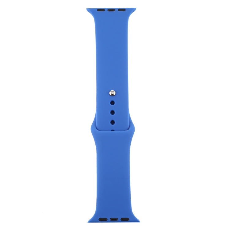 Lisslune | For Apple Watch Ultra 49mm&Watch Ultra 2 49mm / Series 10 46mm / 9&8&7 45mm / SE 3&SE 2&6&SE&5&4 44mm / 3&2&1 42mm Silicone watch band (Dark Blue)