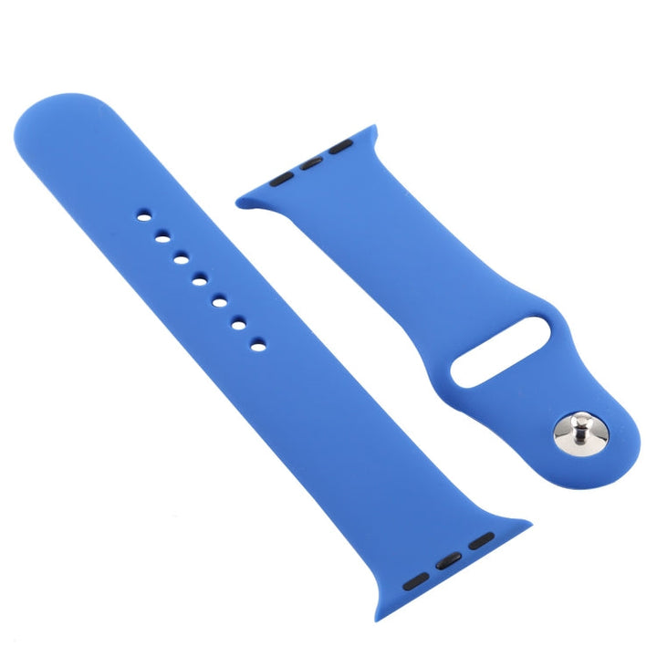 Lisslune | For Apple Watch Ultra 49mm&Watch Ultra 2 49mm / Series 10 46mm / 9&8&7 45mm / SE 3&SE 2&6&SE&5&4 44mm / 3&2&1 42mm Silicone watch band (Dark Blue)
