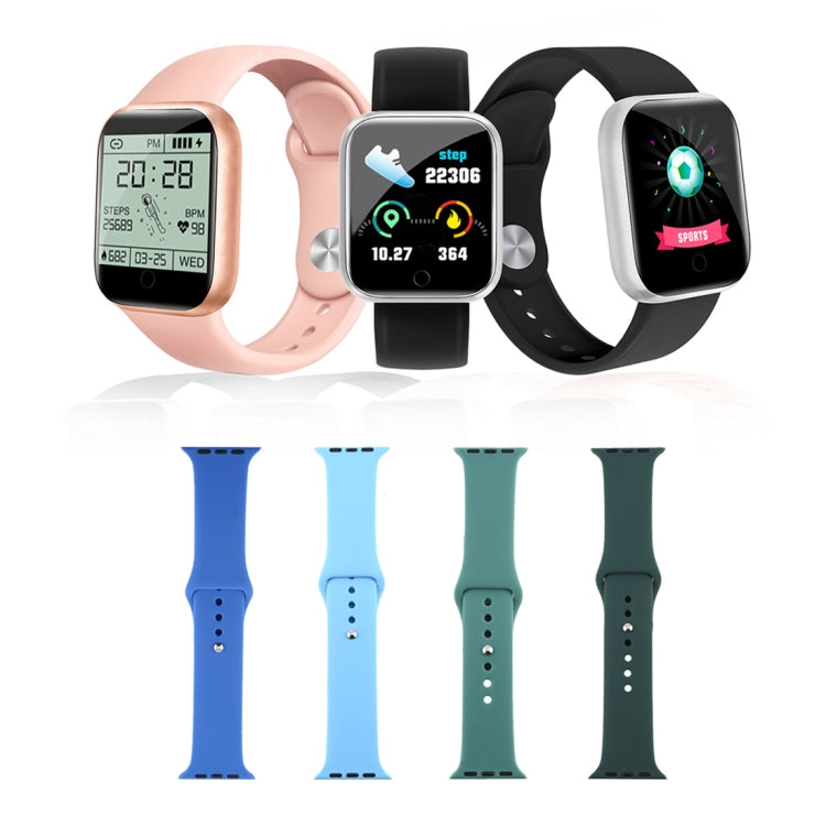 Lisslune | For Apple Watch Ultra 49mm&Watch Ultra 2 49mm / Series 10 46mm / 9&8&7 45mm / SE 3&SE 2&6&SE&5&4 44mm / 3&2&1 42mm Silicone watch band (Dark Blue)