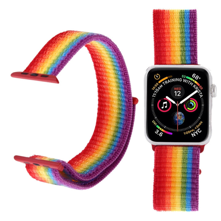 Lisslune | For Apple Watch 46mm / 49mm / 45mm / 44mm Simple Fashion Nylon Watch Strap with Magic Stick(Color)