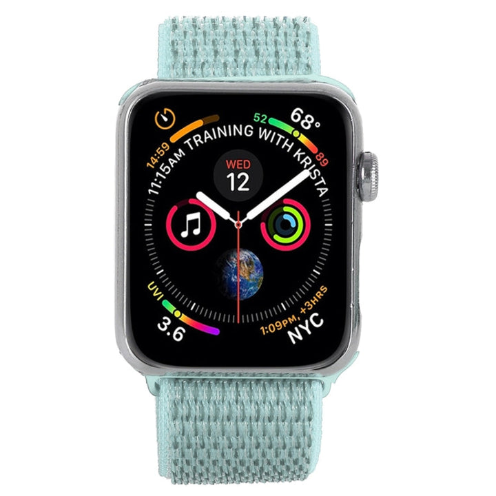 Lisslune | For Apple Watch 46mm / 49mm / 45mm / 44mm Simple Modenylon Watch Strap with Magic Wand (Gray Green)