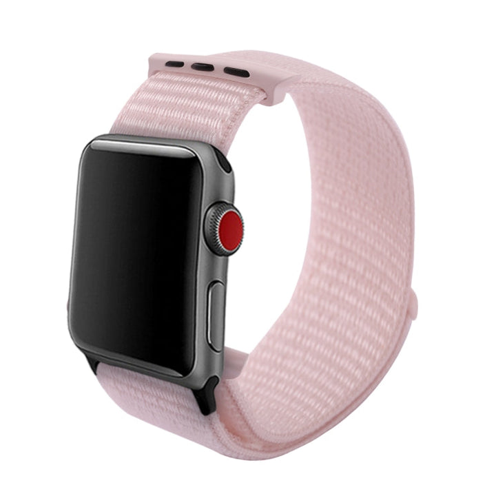 Lisslune | For Apple Watch 46mm / 49mm / 45mm / 44mm Simple Fashion Nylon Watch Band with Magic Wand (Pearl White)