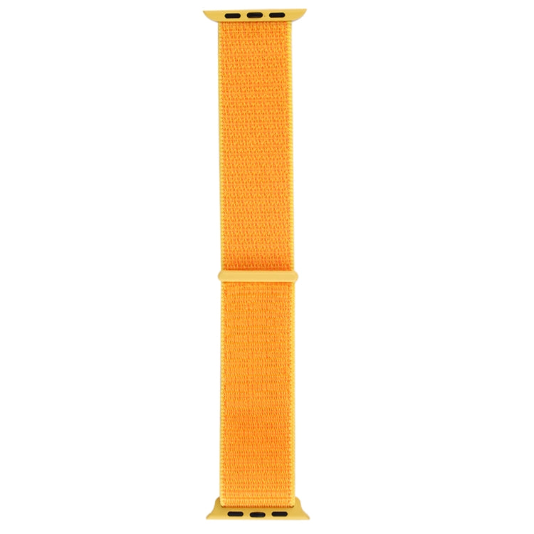 Lisslune | For Apple Watch 46mm / 49mm / 45mm / 44mm Simple Fashion Nylon Watch Band with Magic Wand (Yellow)