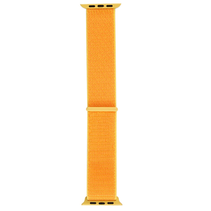 Lisslune | For Apple Watch 46mm / 49mm / 45mm / 44mm Simple Fashion Nylon Watch Band with Magic Wand (Yellow)