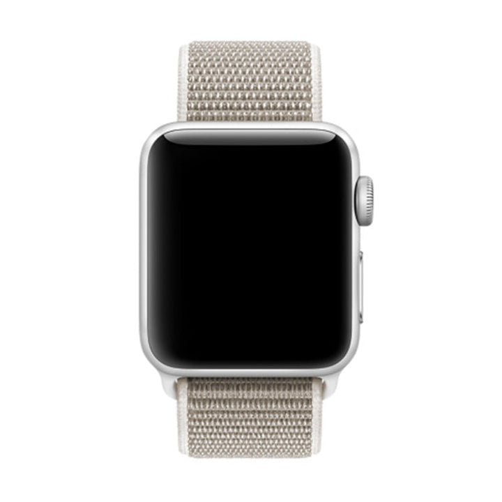Lisslune | For Apple Watch 42mm / 41mm / 40mm / 38mm Simple Fashion Nylon Watch Band with Magic Stick (Light Grey)