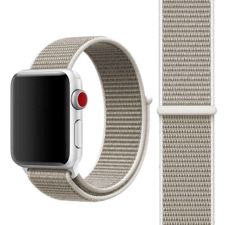Lisslune | For Apple Watch 42mm / 41mm / 40mm / 38mm Simple Fashion Nylon Watch Band with Magic Stick (Light Grey)