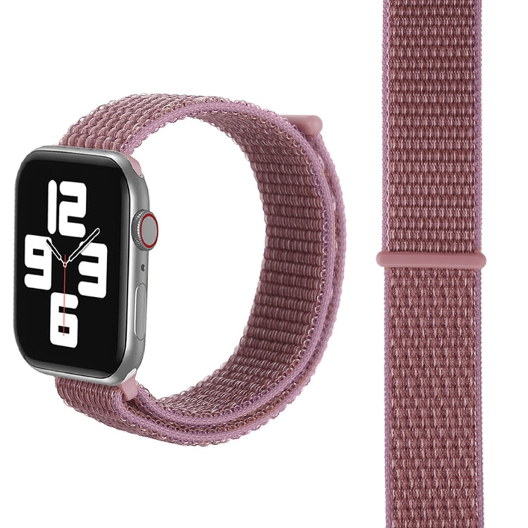 Lisslune | For Apple Watch 42mm / 41mm / 40mm / 38mm Simple Fashion Nylon Watch Strap with Magic Stick (Purple)