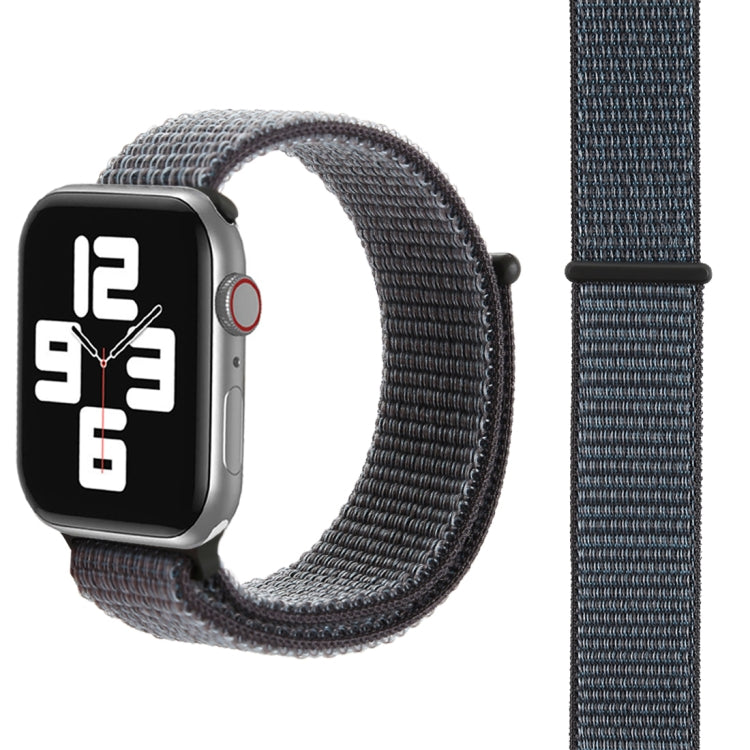 Lisslune | For Apple Watch 42mm / 41mm / 40mm / 38mm Simple Fashion Nylon Watch Strap with Magic Stick (Space Grey)