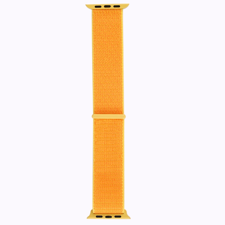 Lisslune | For Apple Watch 42mm / 41mm / 40mm / 38mm Simple Fashion Nylon Watch Band with Magic Stick (Yellow)