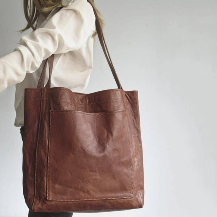 Lisslune | Elegant Women's Leather Handbag – Timeless Style for Work & Casual Wear