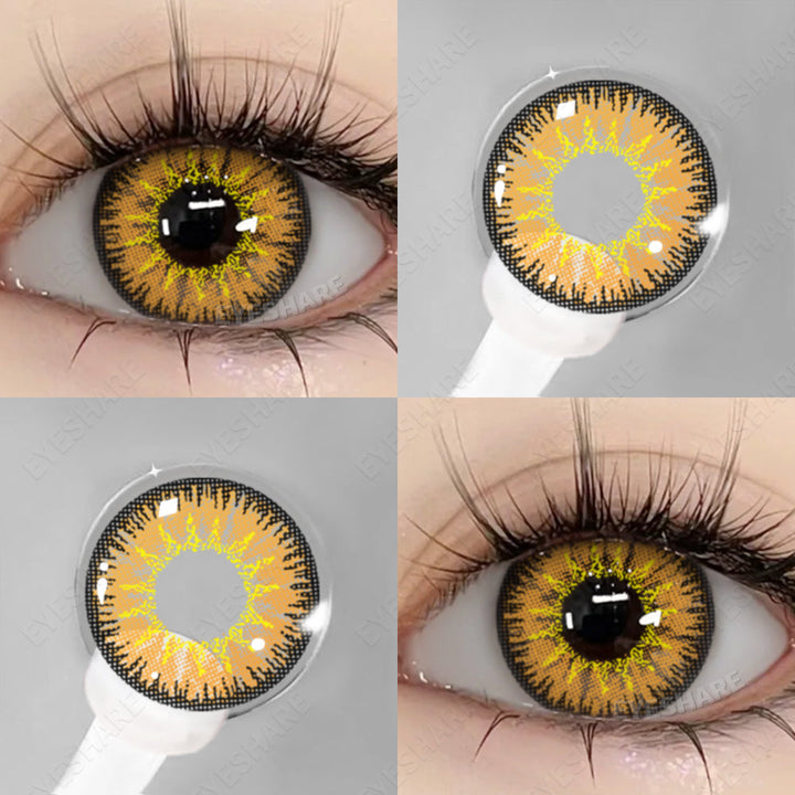 Rynx Cosplay AYY Brown 14.5mm 1 Pair | 1 Year