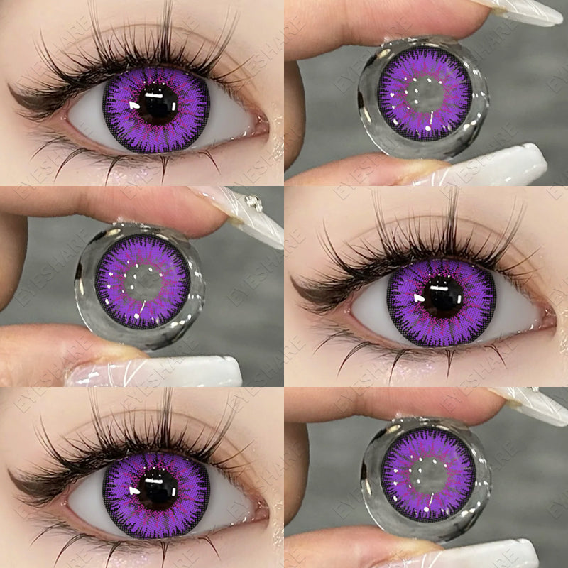 Rynx Cosplay AYY Purple 14.5mm 1 Pair | 1 Year