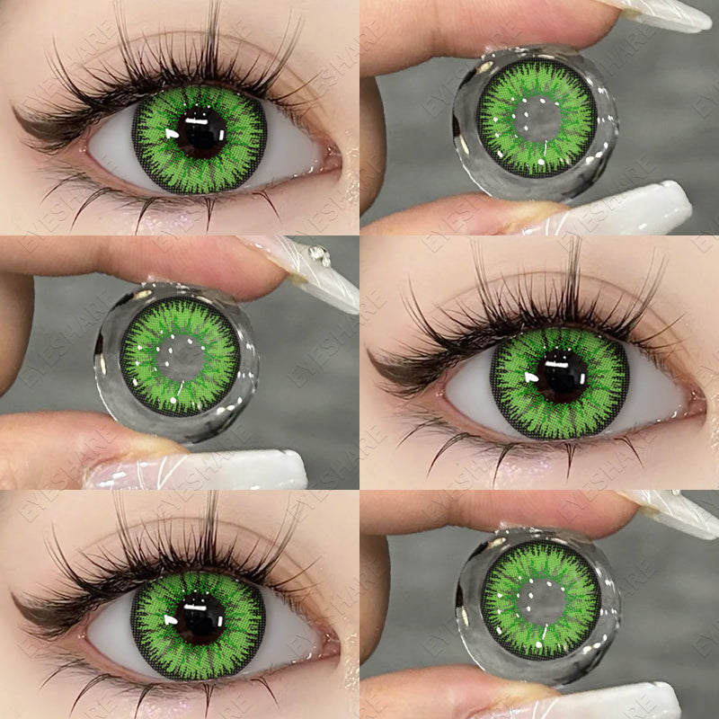 Rynx Cosplay AYY Green 14.5mm 1 Pair | 1 Year