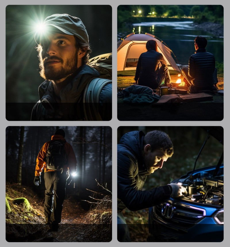 Lisslune | Compact And Portable High-Intensity Dual Light Source EDC Magnetic Flashlight