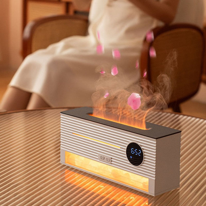 Lisslune | Remote Control Simulated Flame Aromatherapy Humidifier