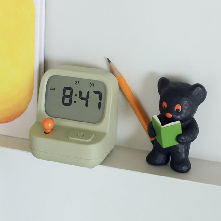 Lisslune | Creative Retro Game Console With Timer Alarm Clock