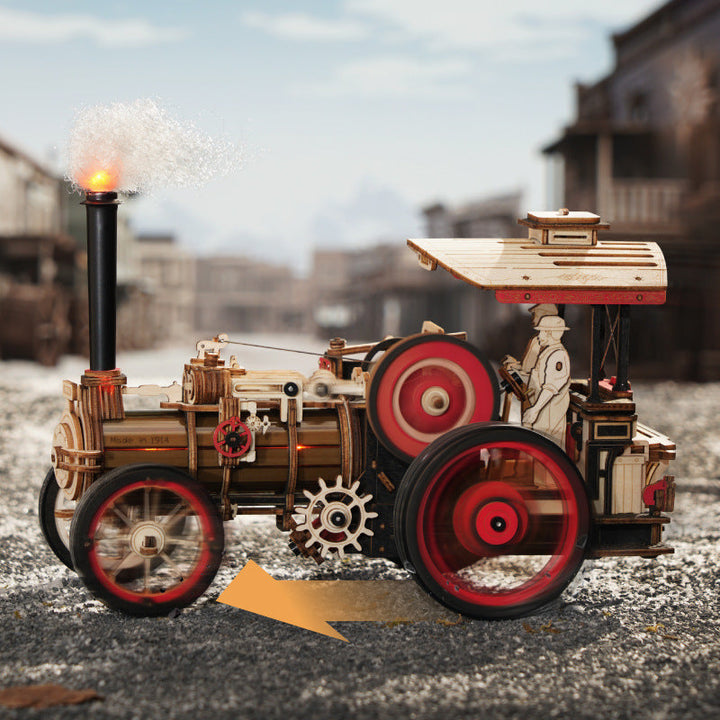 Lisslune | High-Difficulty Assembly Steam Locomotive Model