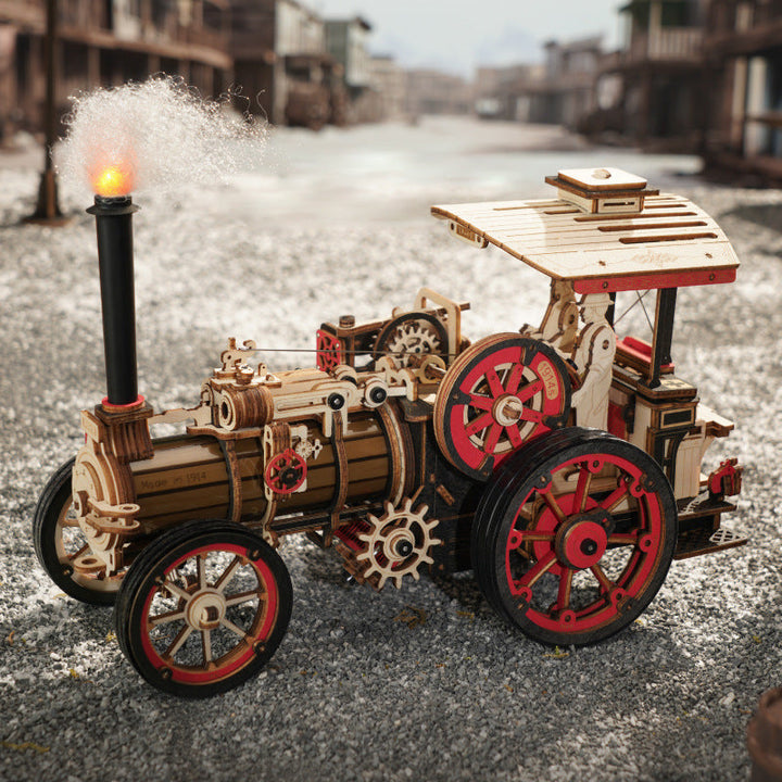 Lisslune | High-Difficulty Assembly Steam Locomotive Model