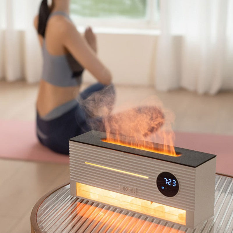 Lisslune | Remote Control Simulated Flame Aromatherapy Humidifier