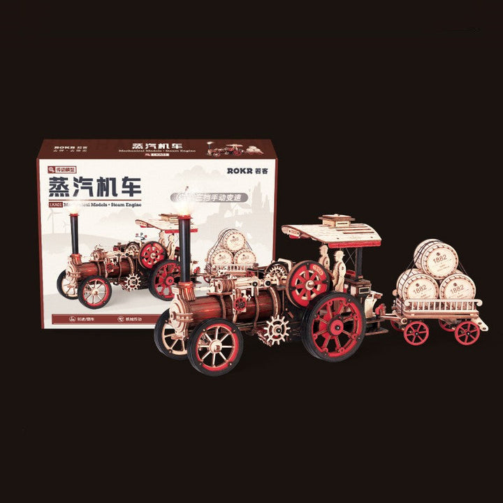 Lisslune | High-Difficulty Assembly Steam Locomotive Model