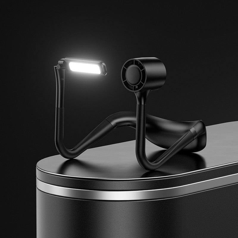 Lisslune | 2-In-1 LED Usb Hanging Neck Light & Fan