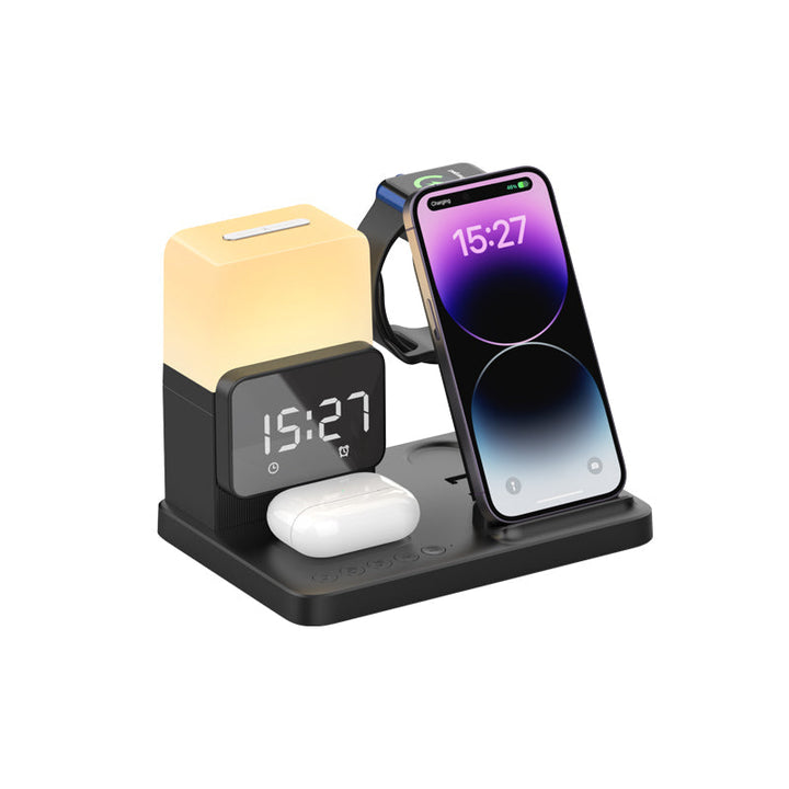Lisslune | Multi-Functional Night Light Clock Wireless Charger
