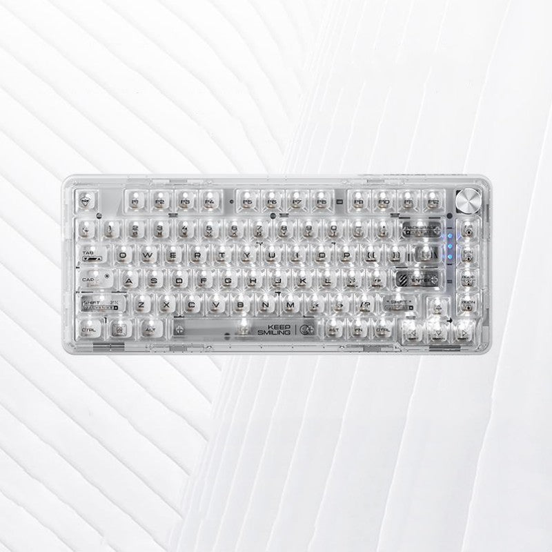 Lisslune | Wired Transparent Keycap Casket Mechanical Keyboard