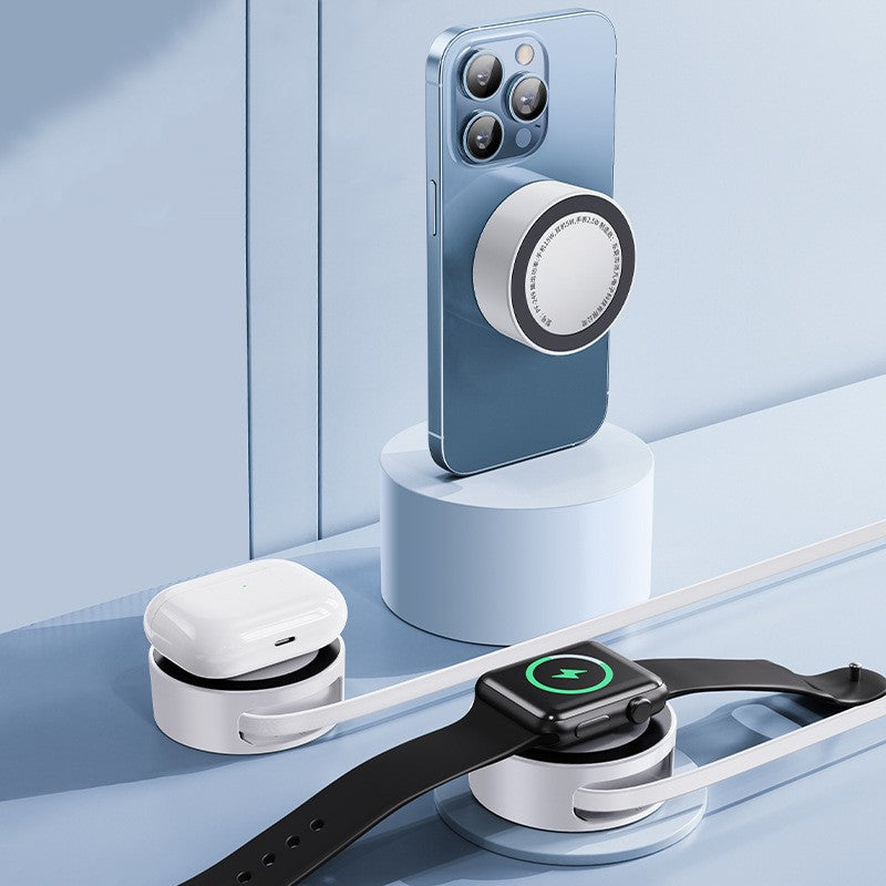 Lisslune | 3-in-1 Portable Magnetic Wireless Charger
