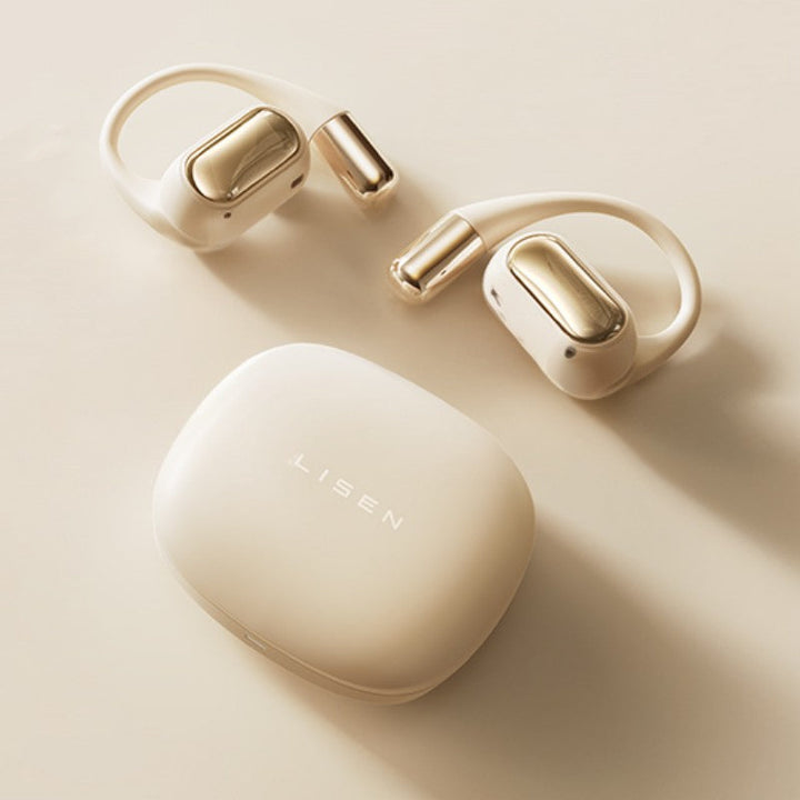Lisslune | Wireless Noise-Canceling Bluetooth Earbuds With Ear Hooks
