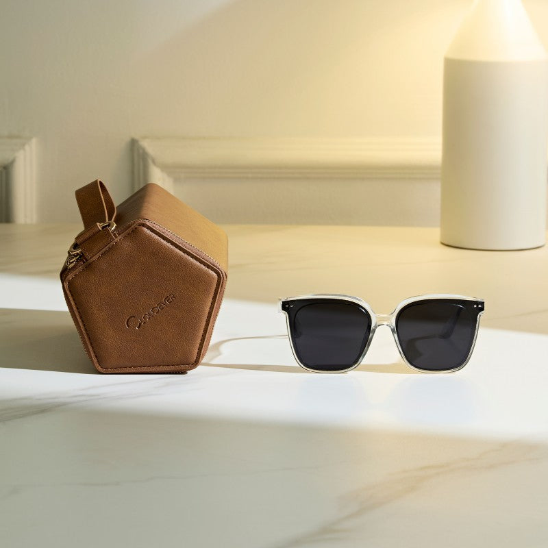 Lisslune | Portable Pressure-Resistant Large Capacity Glasses Case
