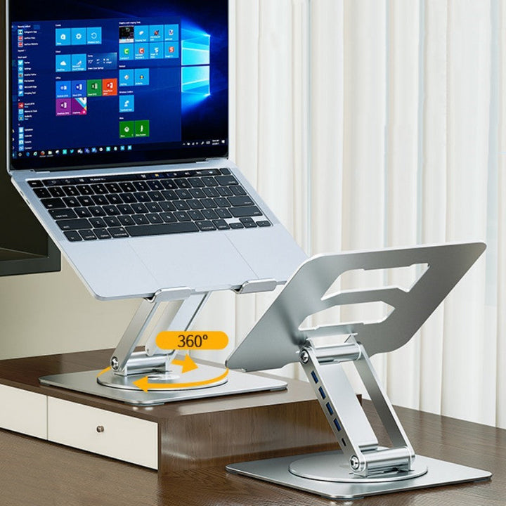 Lisslune | 360¬∞ Rotating Lift And Expand Docking Station Stand