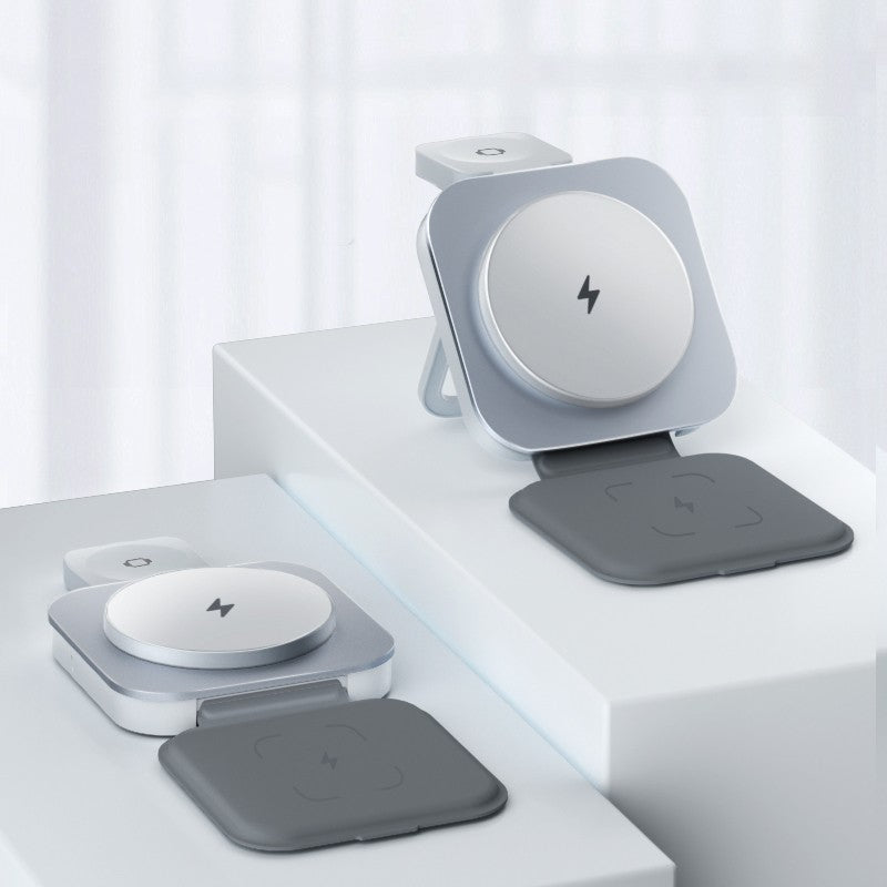 Lisslune | Three-In-One Foldable Magnetic Wireless Charging Stand