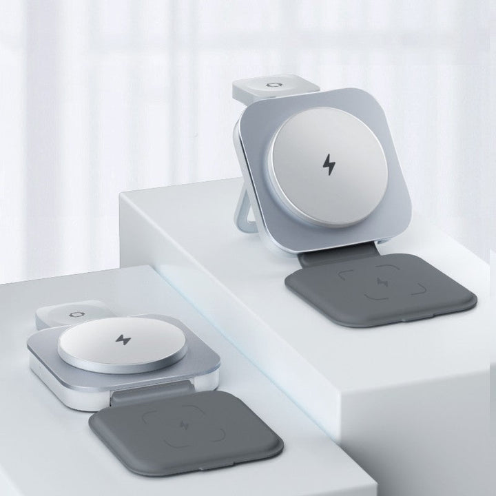 Lisslune | Three-In-One Foldable Magnetic Wireless Charging Stand