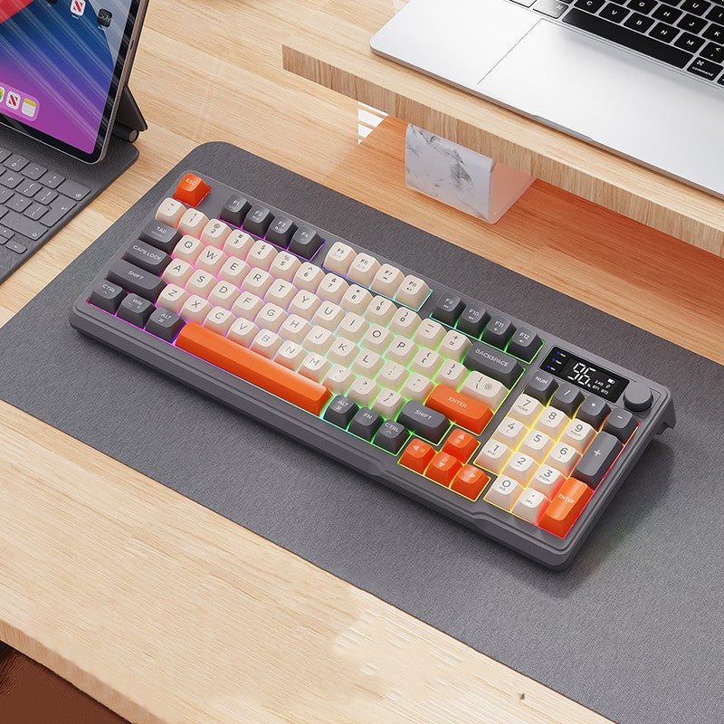 Lisslune | Rechargeable Silent Dual Mode Bluetooth Wireless Keyboard