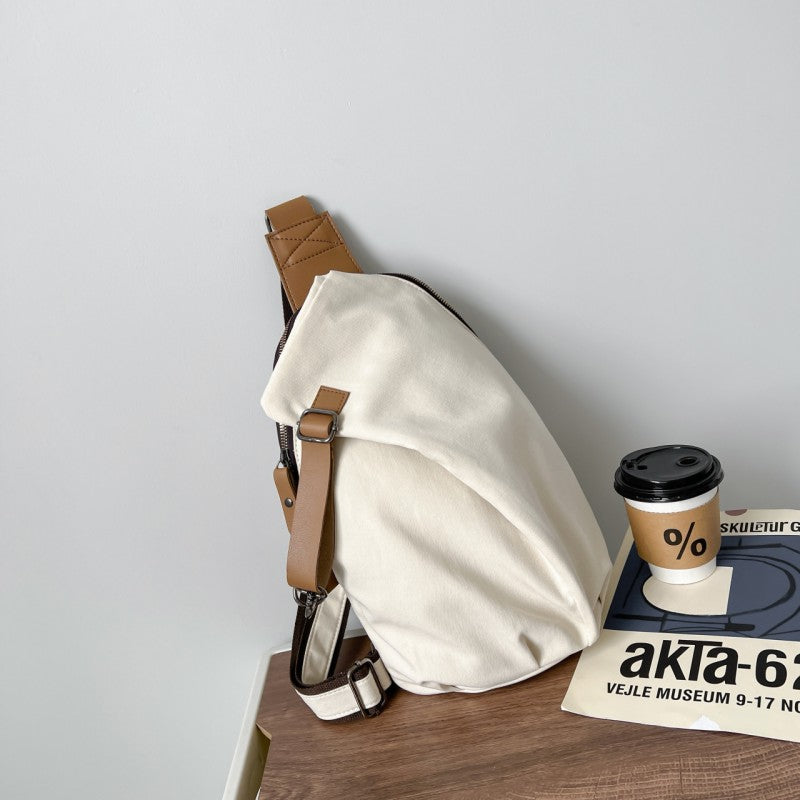 Lisslune | Canvas Casual Minimalist Large Capacity Single Shoulder Sling Bag