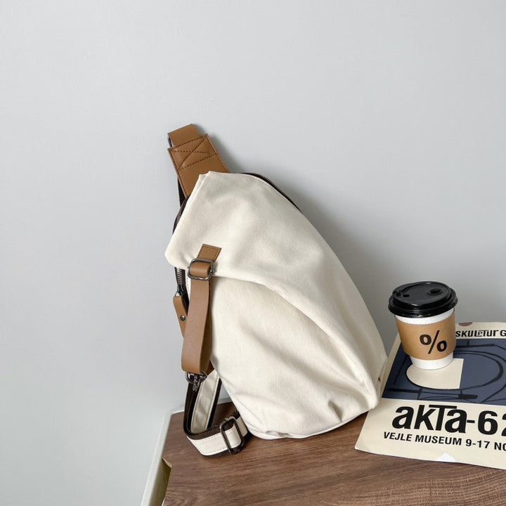 Lisslune | Canvas Casual Minimalist Large Capacity Single Shoulder Sling Bag