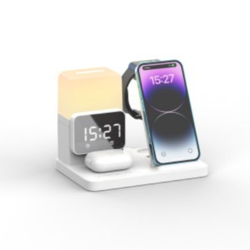 Lisslune | Multi-Functional Night Light Clock Wireless Charger